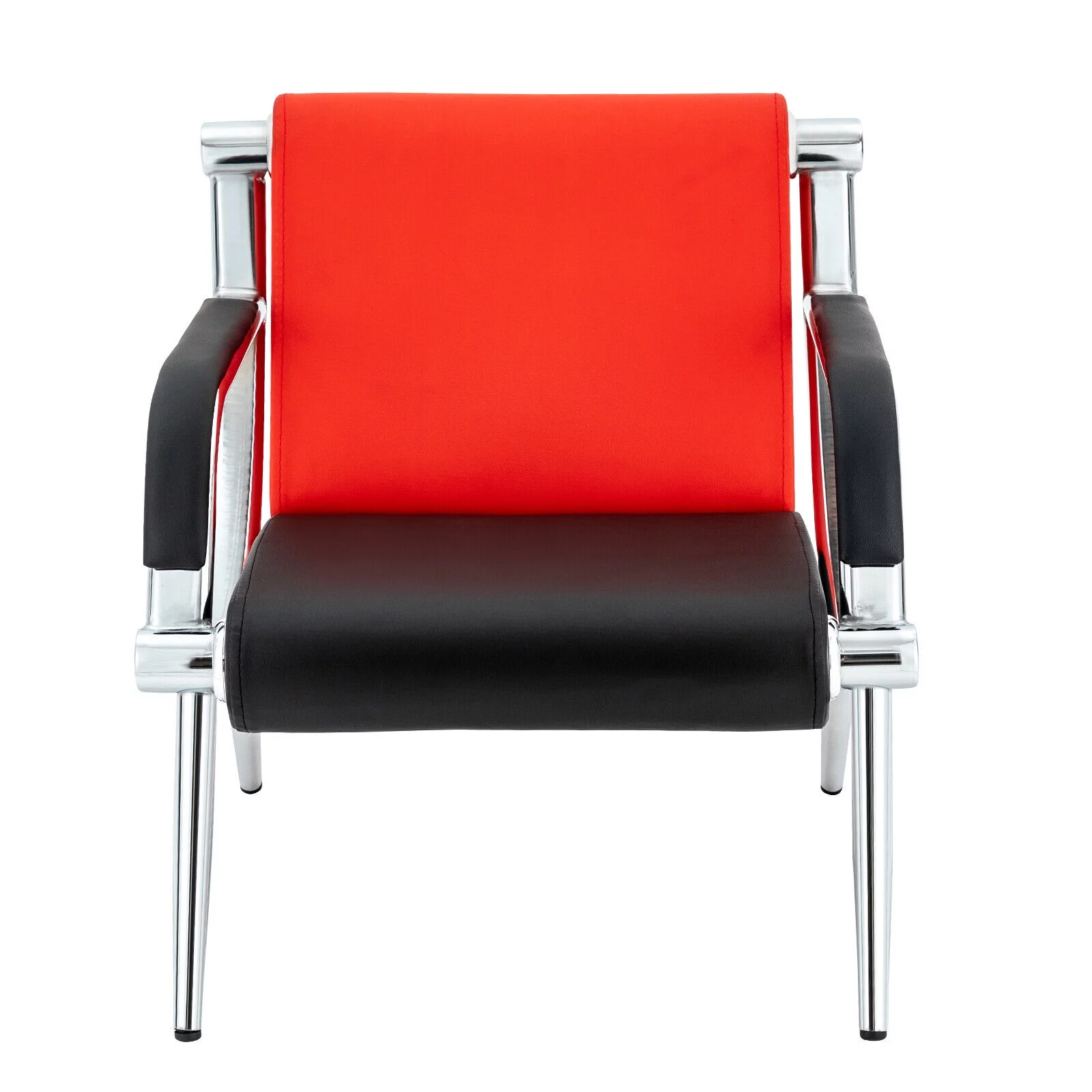 Miumaeov PU Office Reception Chair Office Reception Chairs Side Waiting Room Visitor Guest Sofa Waiting Room Chair Reception Seat Bench Waiting Chair Seat/Sofa with Armrest