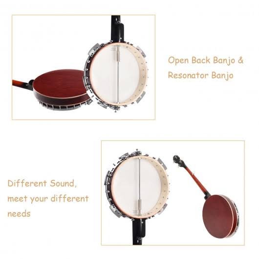 Sonart 5 String Geared Tunable Banjo with Case