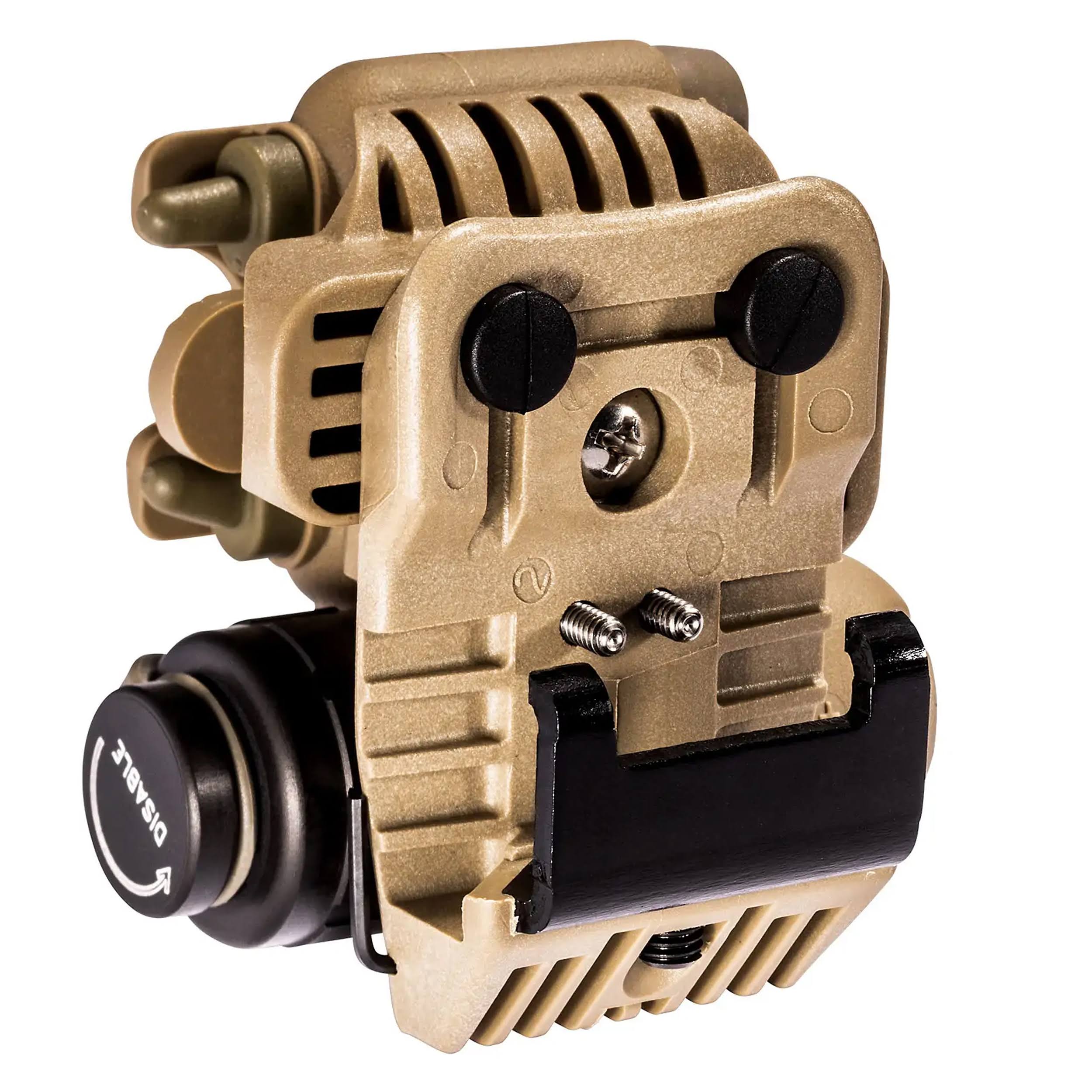Surefire HL1-D-TN Helmet Light, Ir/yg/ir LEDs, Tan