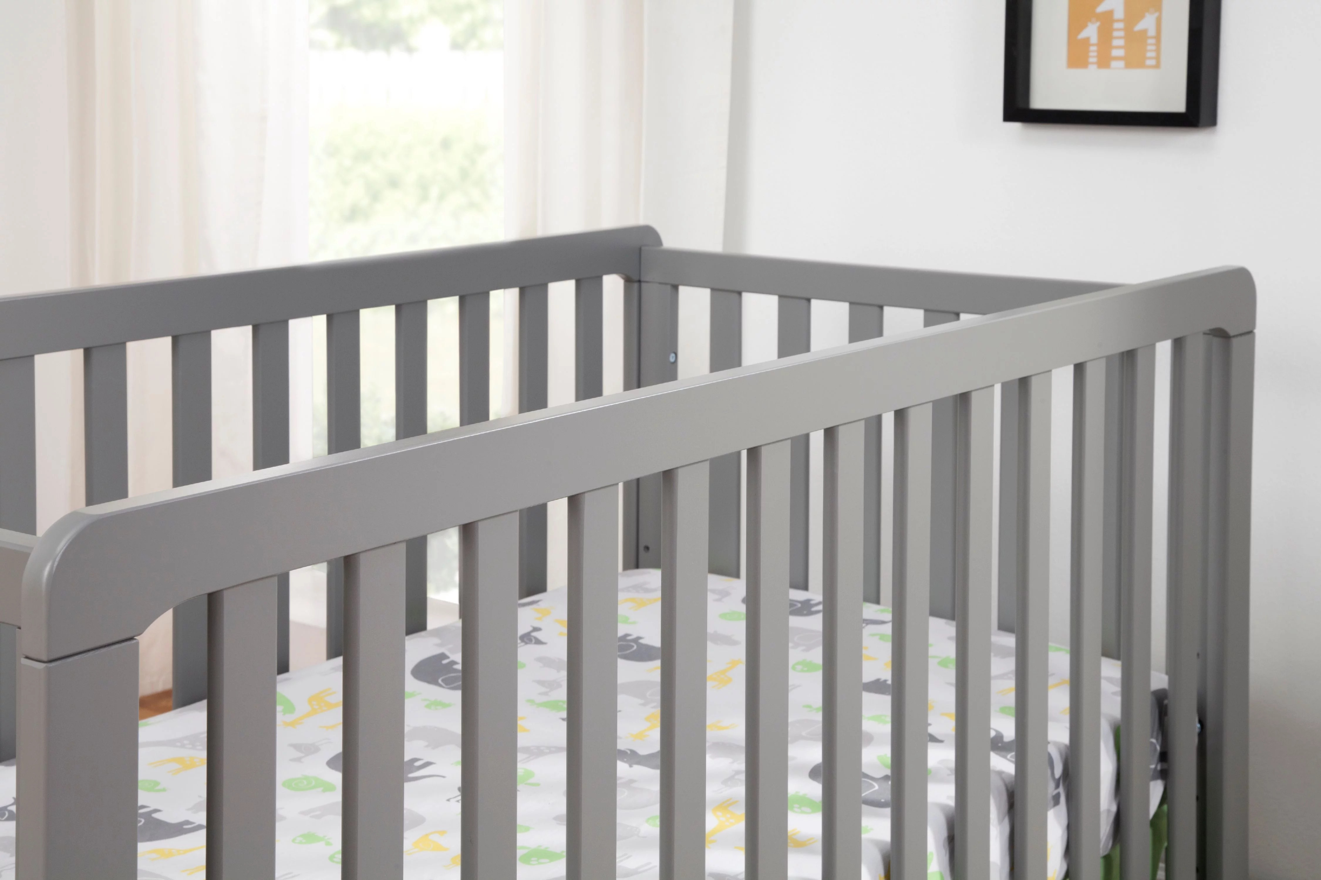 Carter's by DaVinci Colby 4-in-1 Convertible Crib with Trundle Drawer in Gray