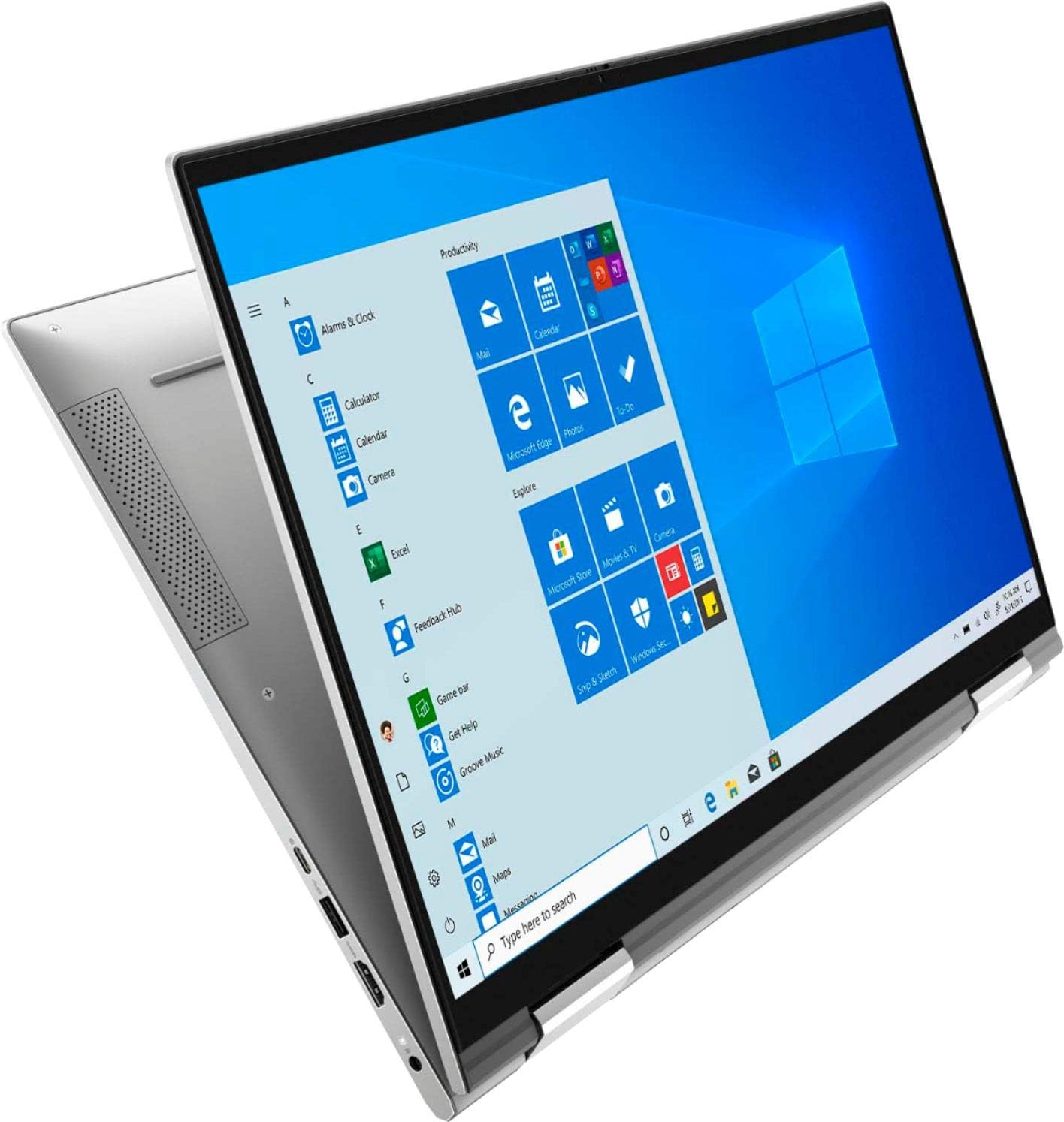 Dell Newest Inspiron 7000 2-in-1 Convertible Laptop, 17" QHD+ 2K Touch Display, Intel Core i7-1165G7, 64 GB RAM, 2TB PCIe SSD, Intel Iris Xe, Webcam, Backlit KB, FP Reader, Windows 10, Silver