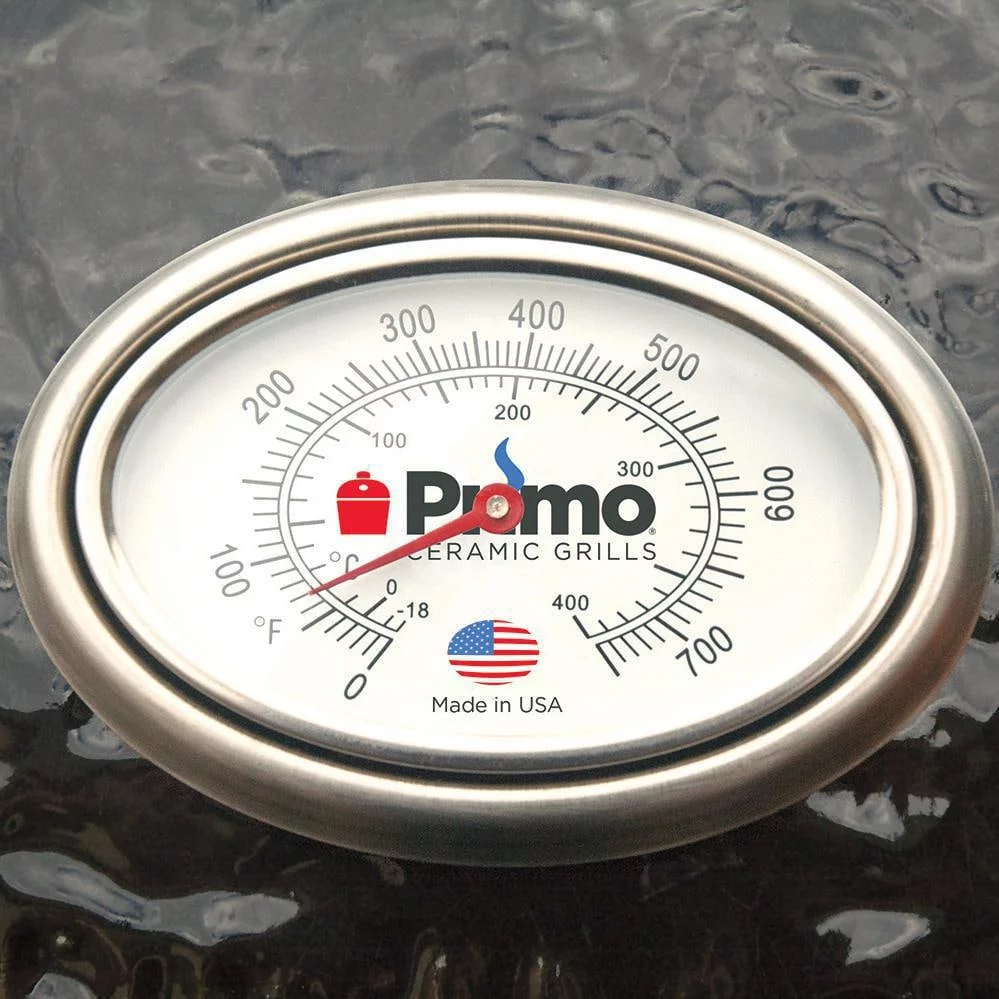 Primo Oval Junior 200 Ceramic Kamado Grill With Stainless Steel Grates - PGCJRH (2021)
