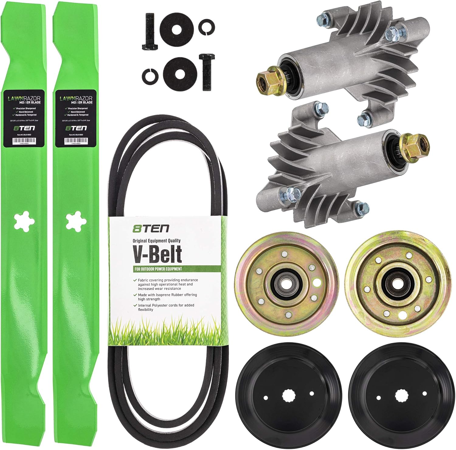 8TEN Deck Rebuild Kit for Craftsman Husqvarna 42 inch LT1000 LT2000 130794 144959