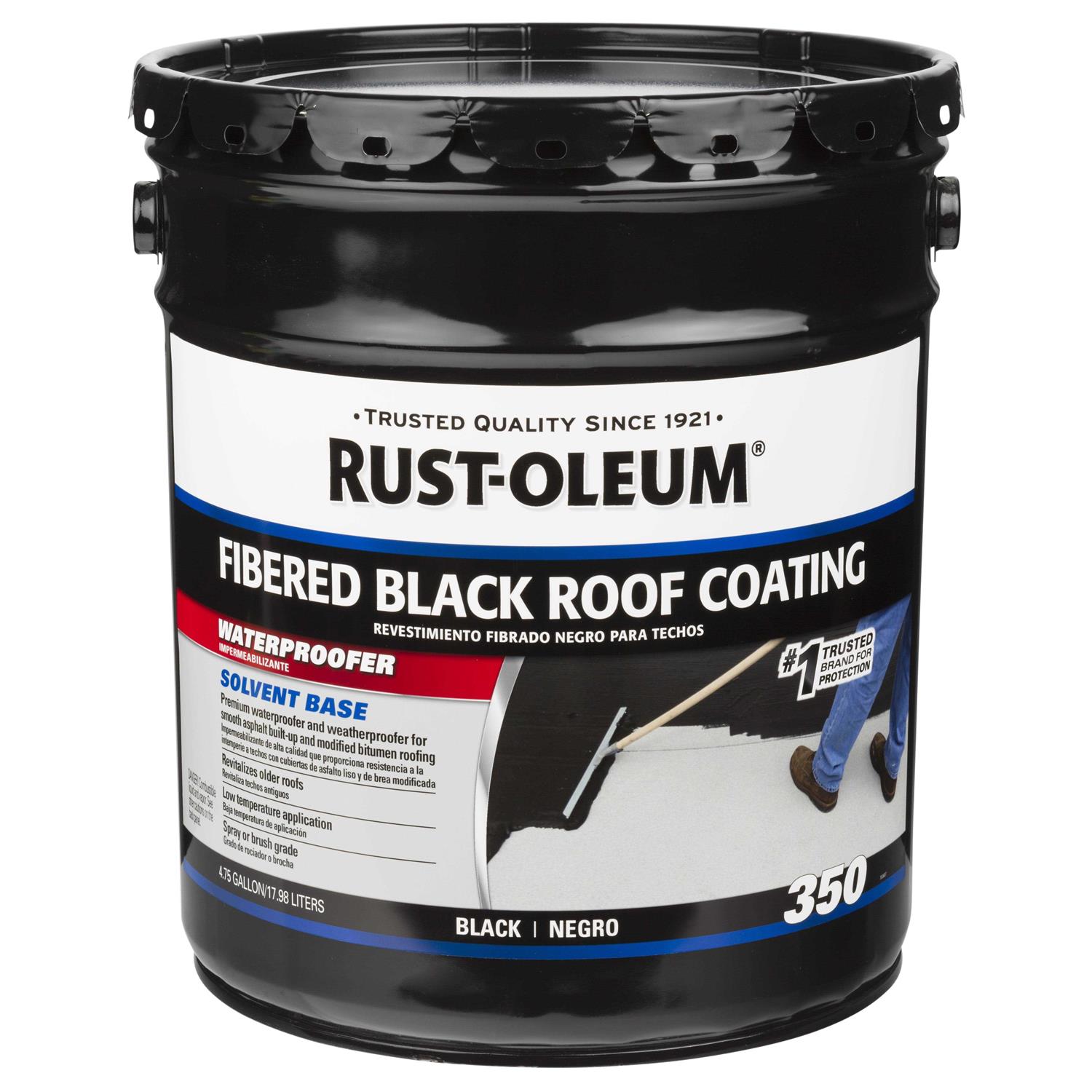 Black Rust-Oleum 350 Fibered Roof Coating - Shop Hardware Tools Online Store