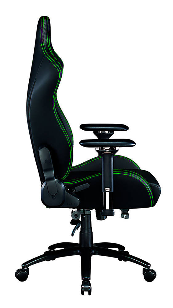 Razer Iskur Gaming-Chair: Ergonomic Lumbar Support System Black/Green