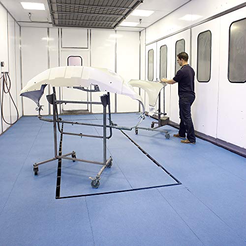 New Pig Paint Booth Mat | Paint Booth Floor Covering with Adhesive Backing
