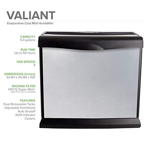 AIRCARE Valiant Digital Whole-House Console-Style Evaporative Humidifier
