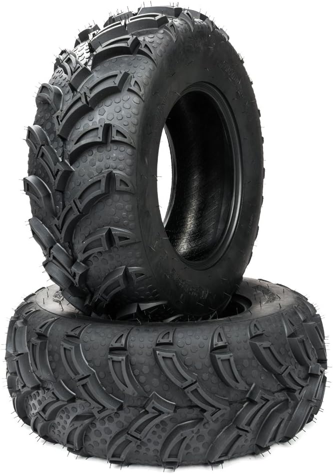 MILLION PARTS 2 All Terrain ATV/UTV Tires Tubeless 25x8-12 25x8x12 Front 6 Ply