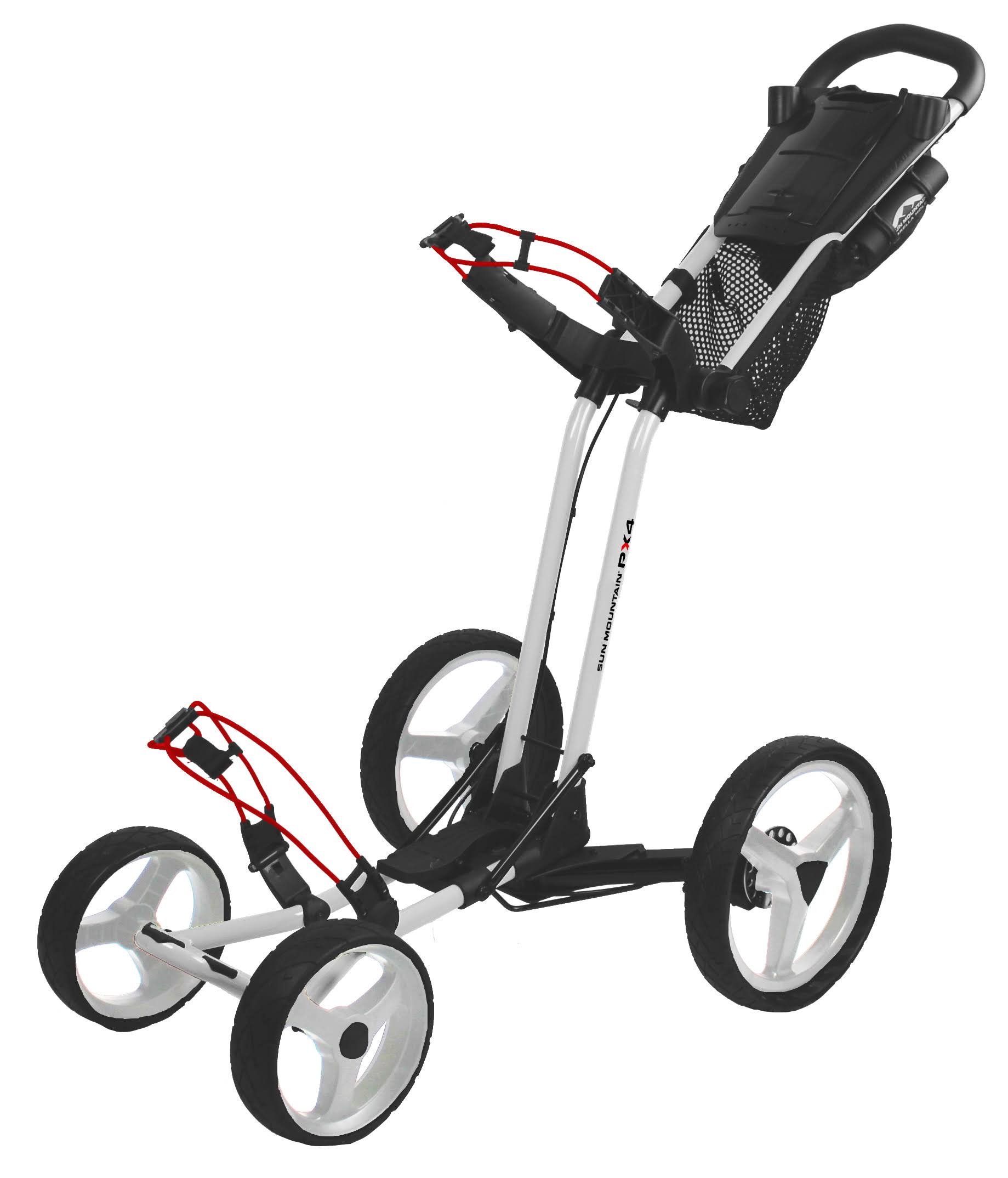 Sun Mountain Pathfinder PX4 Push Cart, White