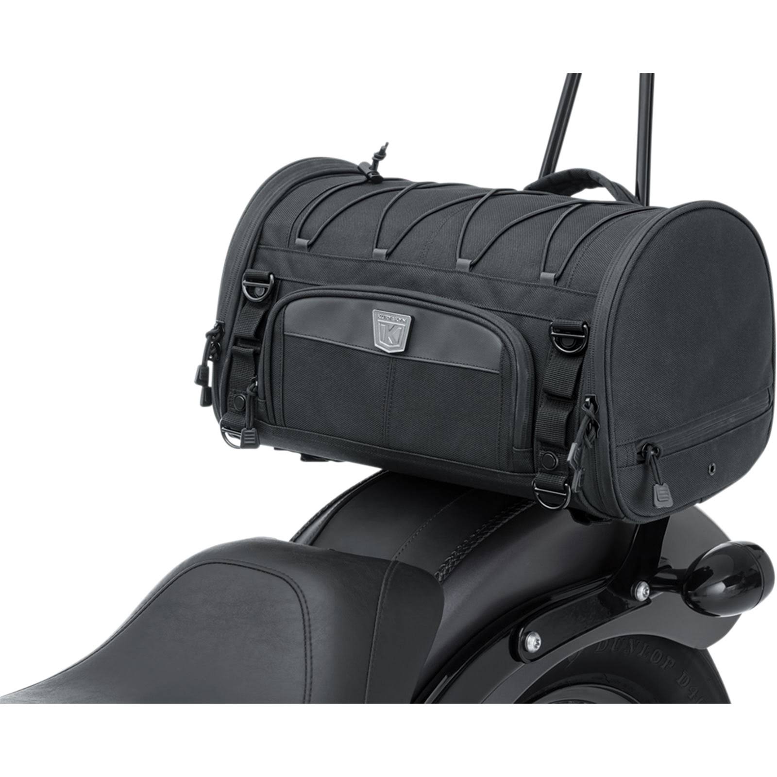 Kuryakyn 5213 Momentum Rambler Roll Bag - Black