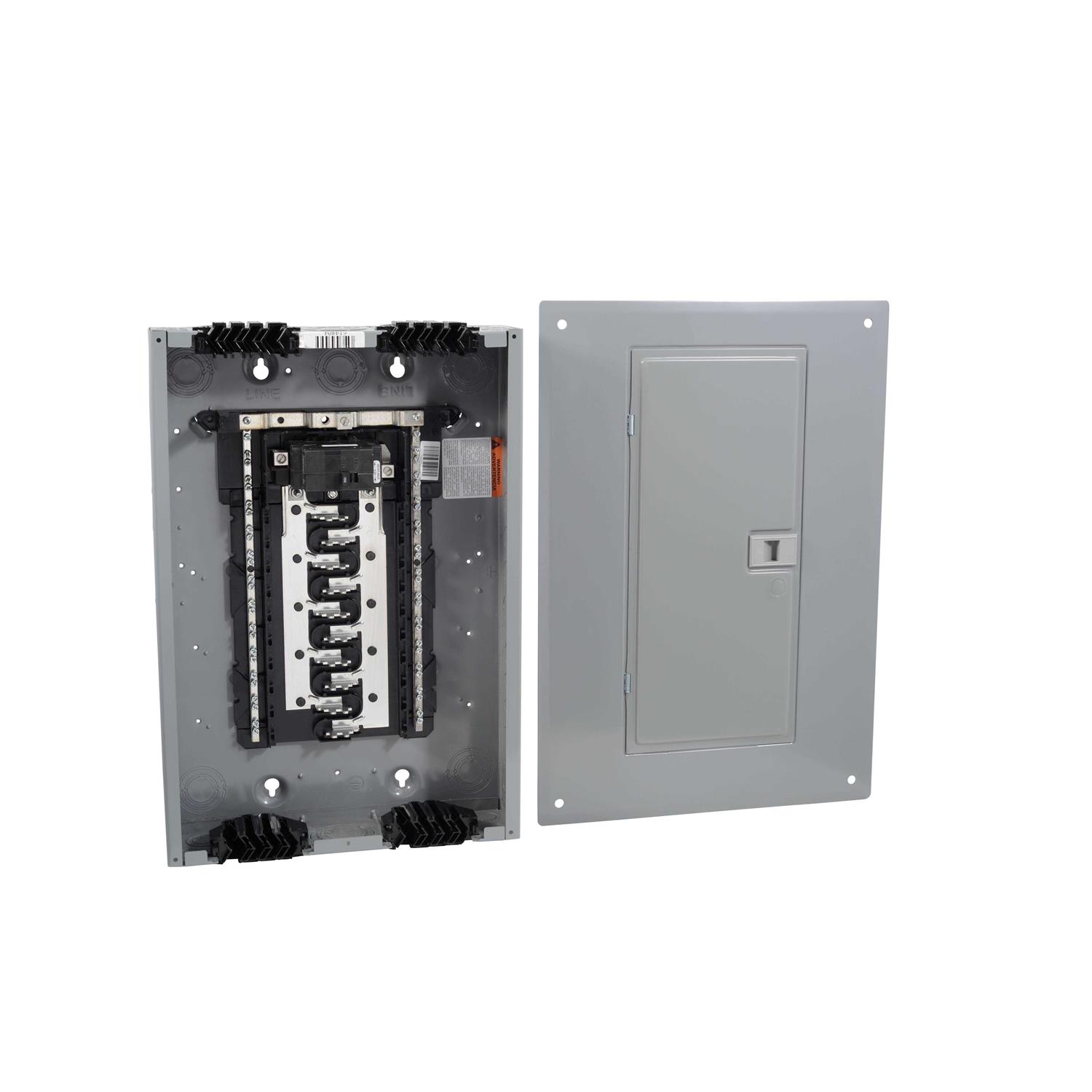 Square D Homeline 100-Amp 20-Spaces 40-Circuit Main Breaker Plug-On Neutral Load Center - Shop Hardware Tools Online Store