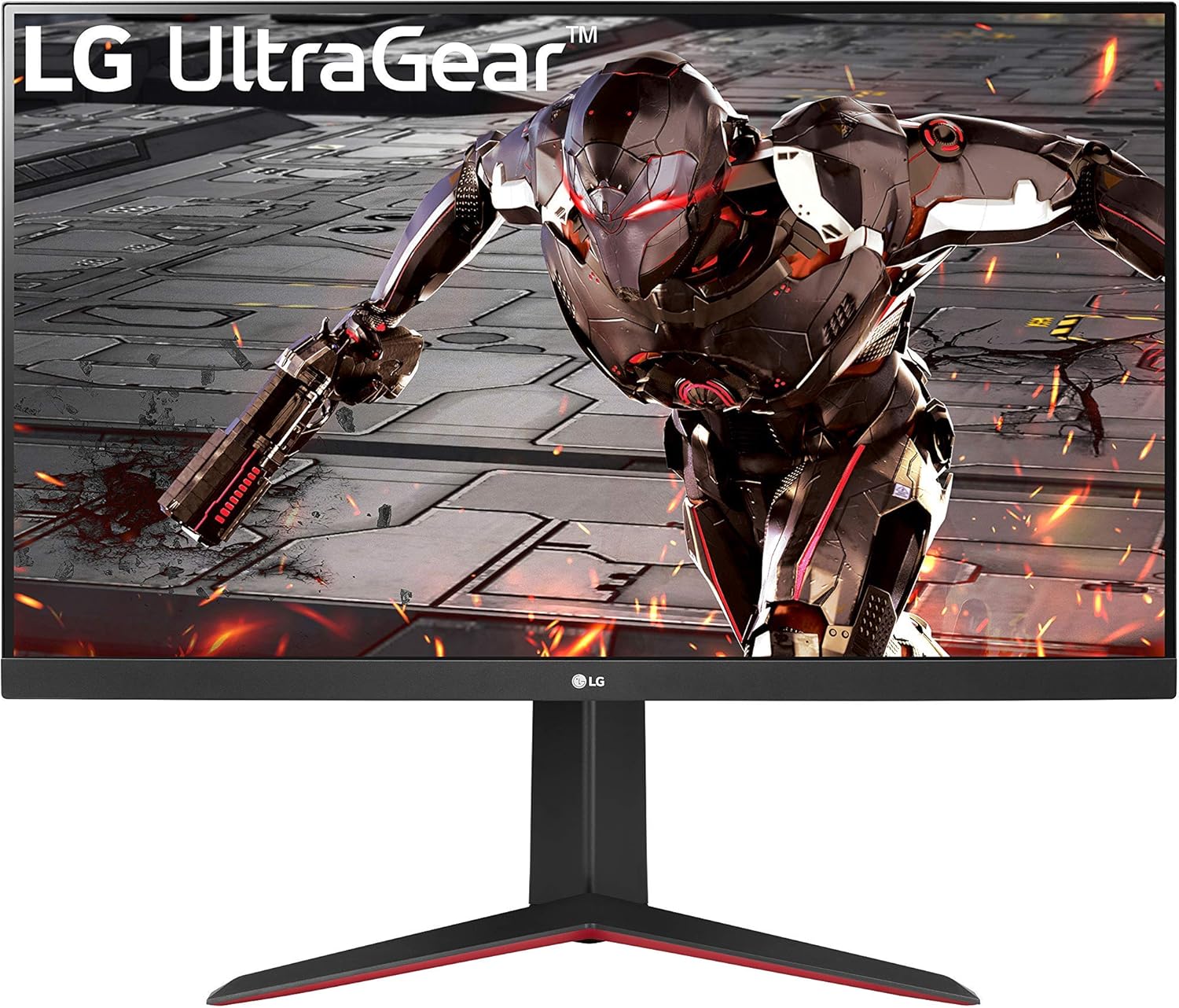 LG 32GN650-B 32” Ultragear QHD (2560 x 1440) Gaming Monitor with 165Hz Refresh Rate with 1ms Motion Blur Reduction, HDR 10 Support and AMD FreeSync – Black (Renewed)