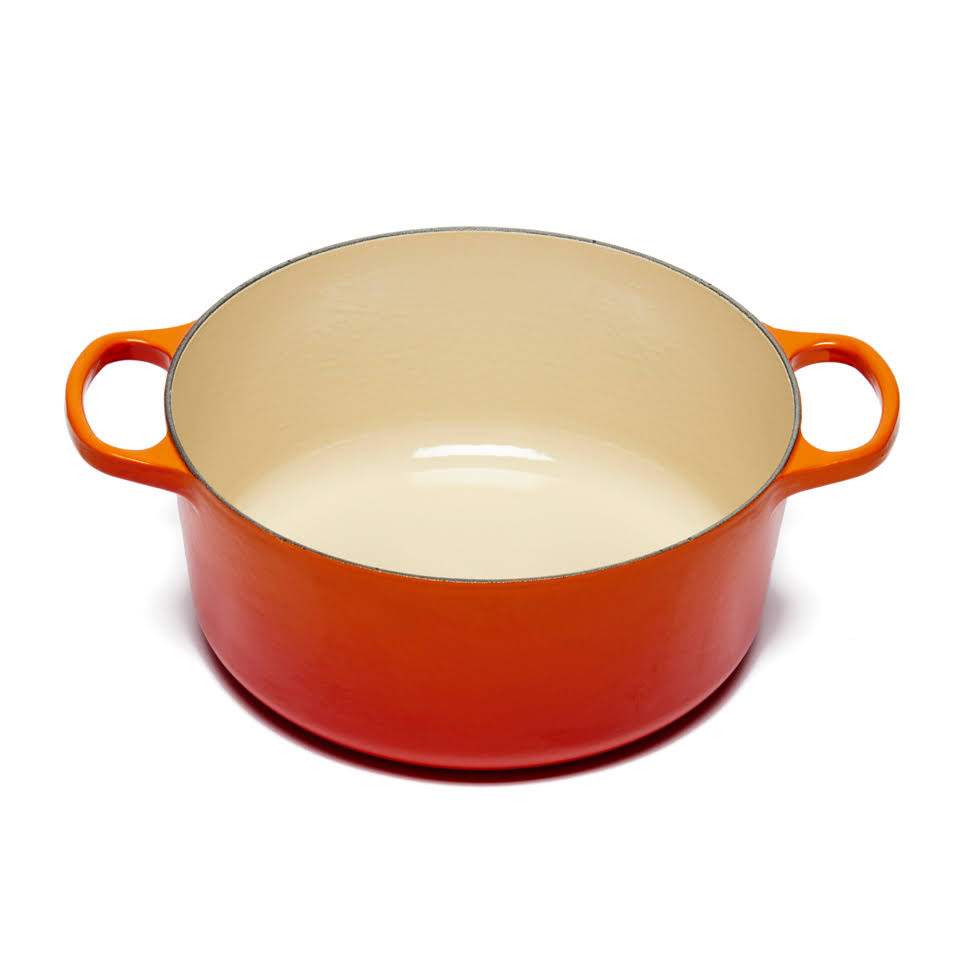 Le Creuset Signature Cast Iron 7.25-Quart Flame Round Dutch Oven