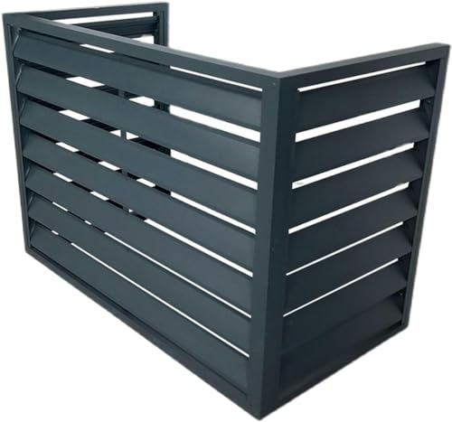 mini split air conditioner covers,Mini Split Air Conditioner Cover for Outside Units,Shelf Plant Stand,Outdoor AC Unit Cover,Noise Reduction,suitable for outdoor(Gray,100*50*70cm/40*20*28in)