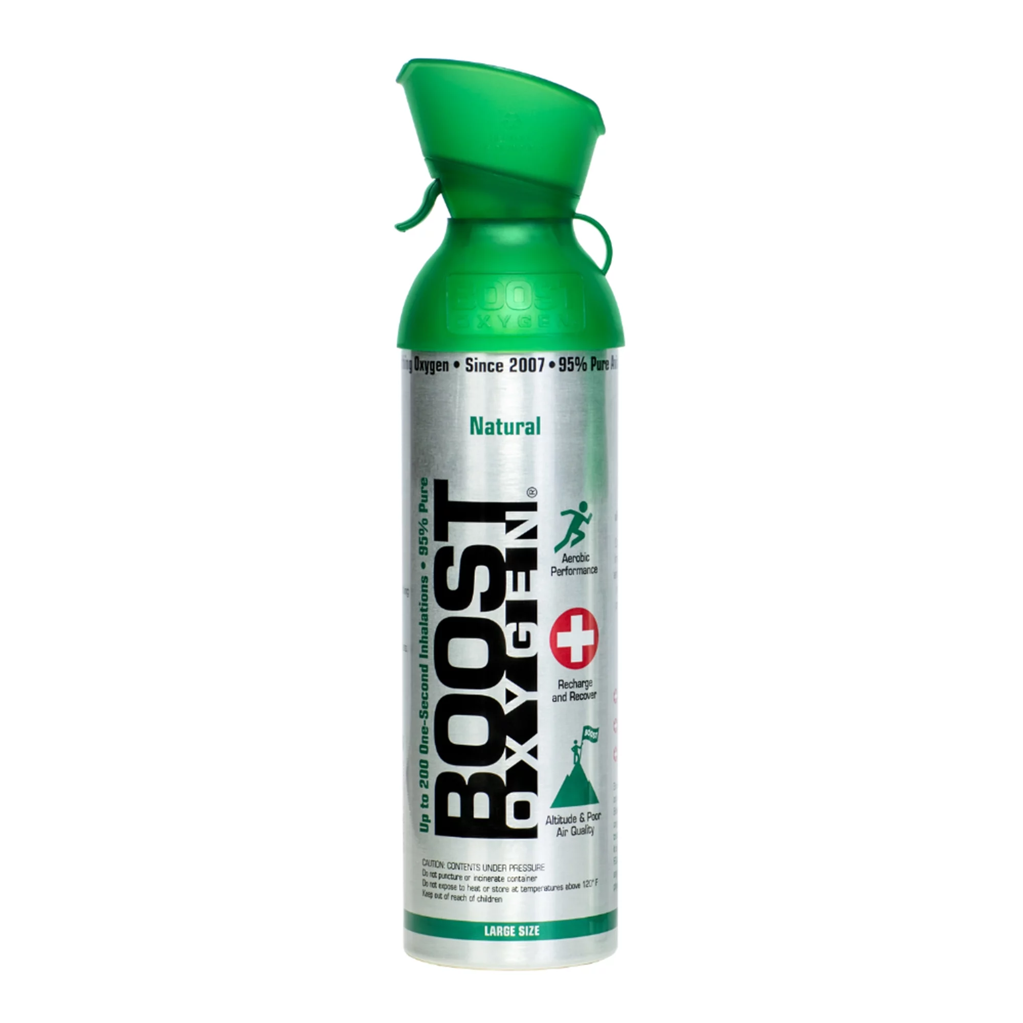12 Pack Large 10L Boost Oxygen Natural Portable Pure Canned Oxygen, Flavorless