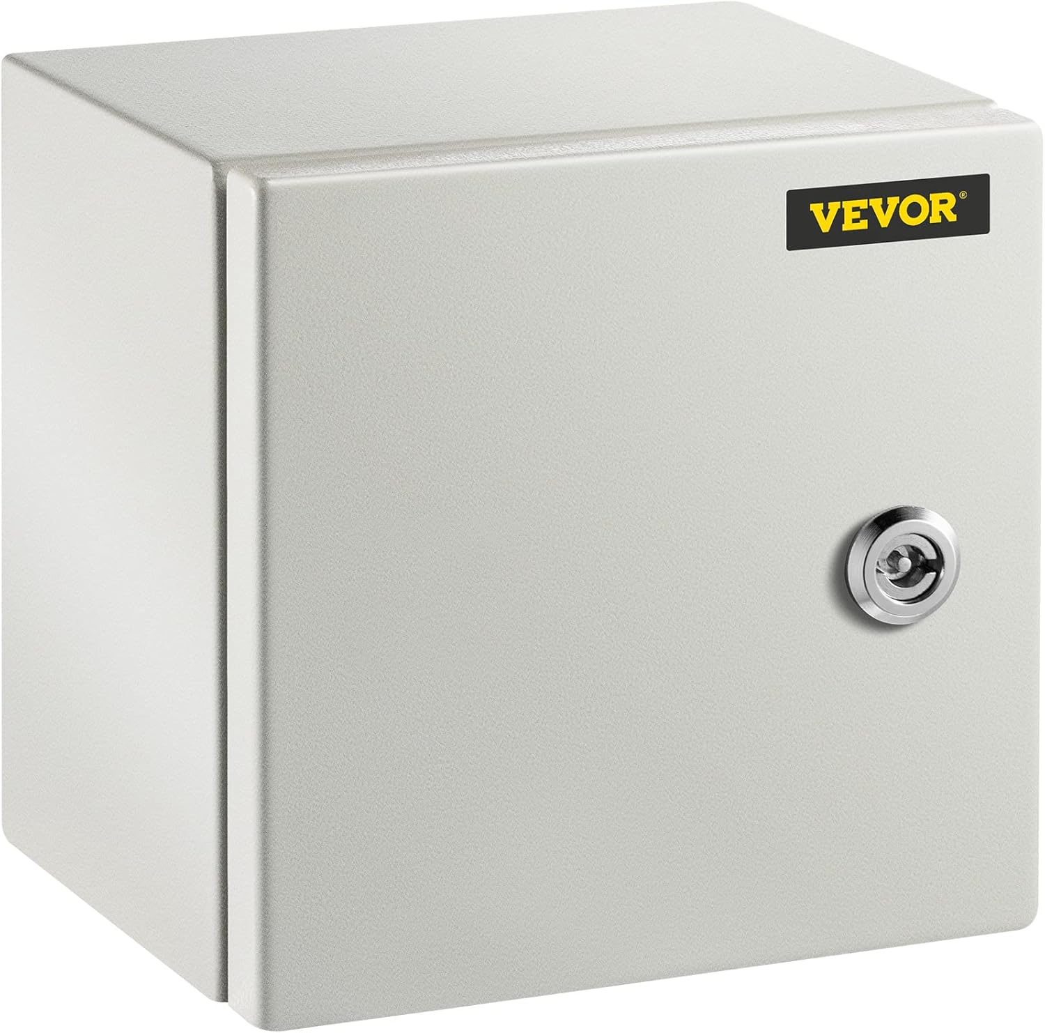 VEVOR NEMA Steel Enclosure, 12 x 10 x 6'' NEMA 4X Steel Electrical Box, IP66 Waterproof & Dustproof, Outdoor/Indoor Electrical Junction Box, with Mounting Plate
