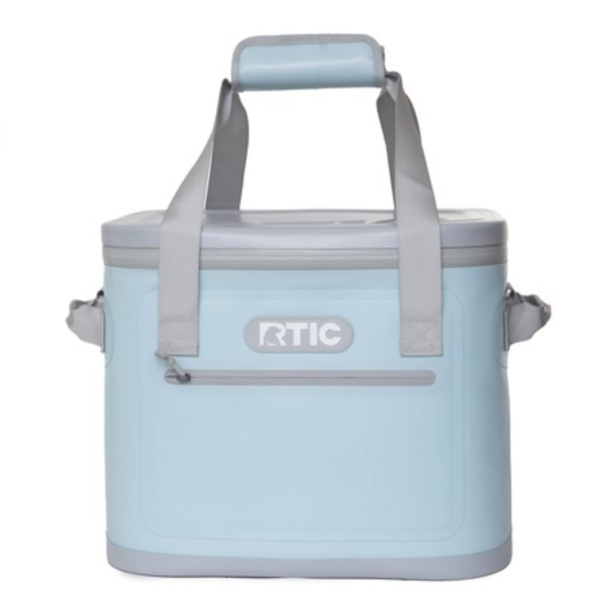 RTIC Soft Cooler 30, Sky Blue, Insulated Bag, Leak Proof Zipper