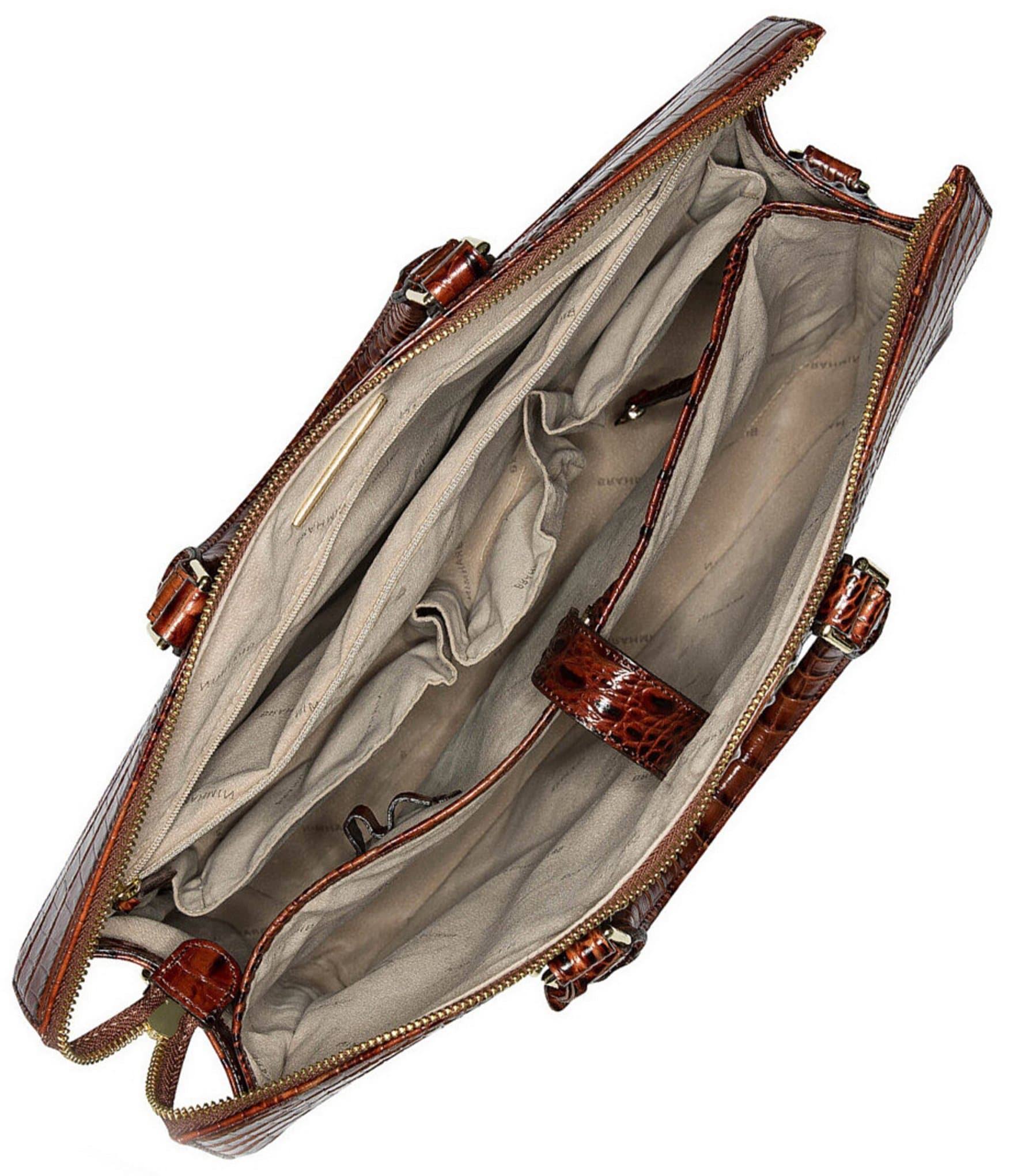 Brahmin Pecan Melbourne Business Tote - Pecan