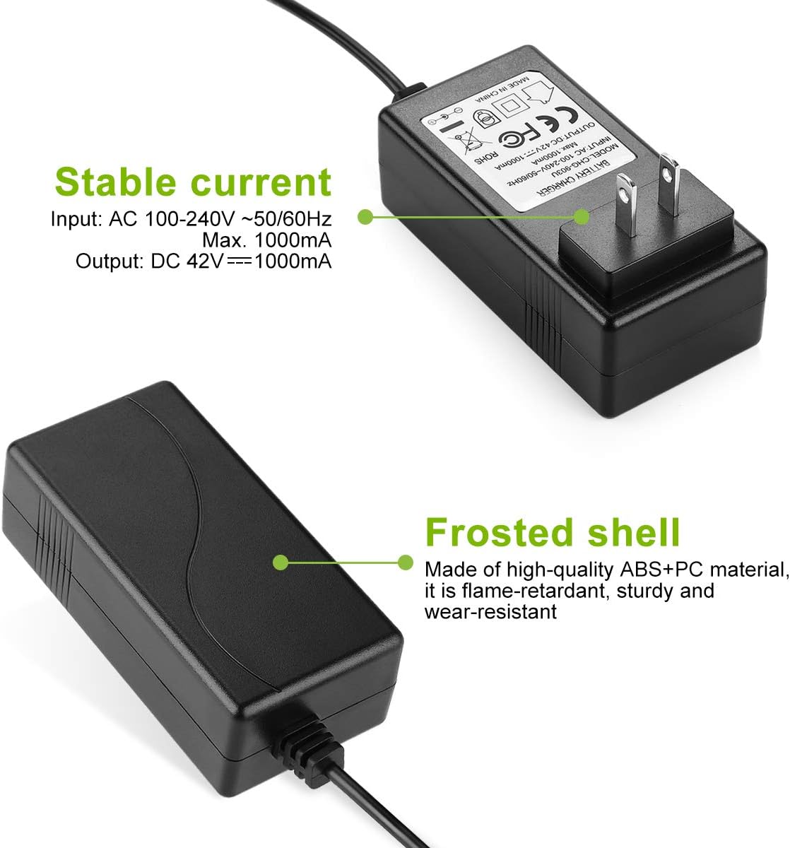 Energup 40V Replacement for Greenworks 40V Lithium Ion Battery 29472 29462 for GreenWorks 40Volt G-MAX Power Tools 29252 20202 22262 with a Greenworks 40V Battery Charger Pack of 2