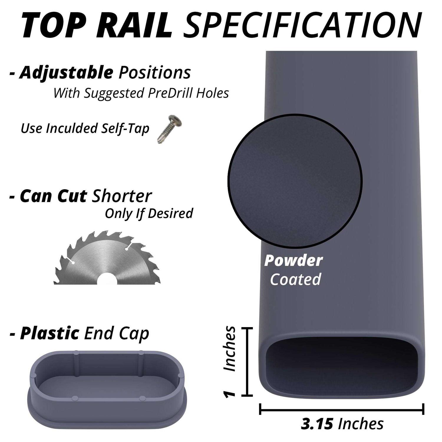 cHR 4 Steps Outdoor Handrails for Outdoor Steps - Shop Hardware Tools Online Store