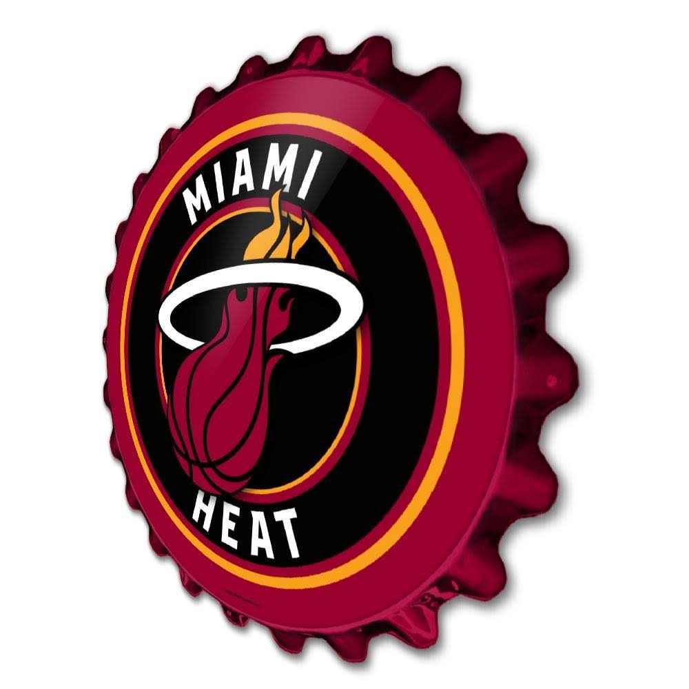 Miami Heat: Bottle Cap Wall Sign