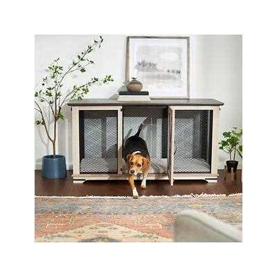 Frisco Denver Dog Crate Credenza &amp; Mat Kit - Pet Supplies online store