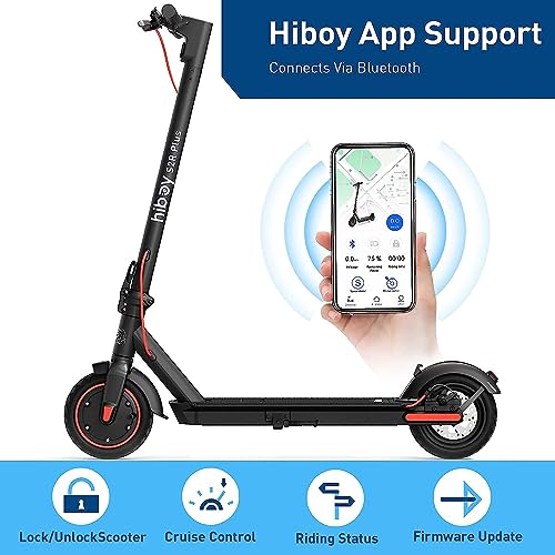 Hiboy S2 Series Electric Scooter, 8.5"-12" Tires, Up to 17-38 Miles Range, 350W/500W Powerful Motor & 19/23 MPH Portable Folding Commuting Electric Scooter for Adults with Double Braking System