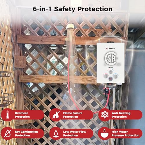 CAMPLUX BW-10L Series Propane Tankless Water heater