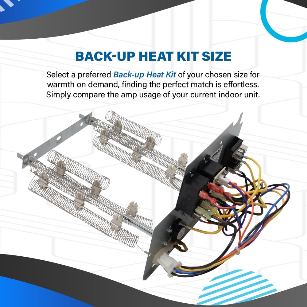 RunTru 15.2 SEER2 3 Ton Heat Pump & Air Handler Split System Unit (by Trane) w/ 10kW Backup Heat Kit | 36K BTU Heat & Cool, Multi-Positional, Single Stage Condenser, Scroll Compressor