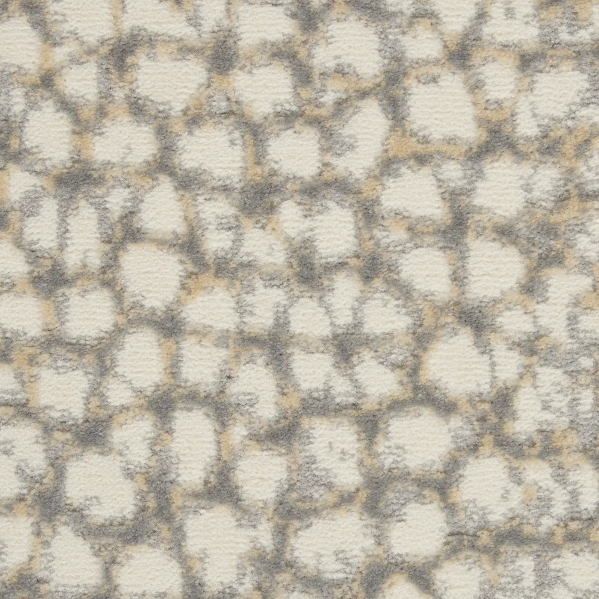 Inspire Me! Home Decor Joli Modern Abstract Ivory/Beige/Grey 8' x 10' Area Rug, (8' x 10')