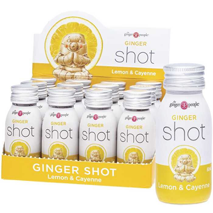 The Ginger People Ginger Shot Lemon Cayenne 12x59ml