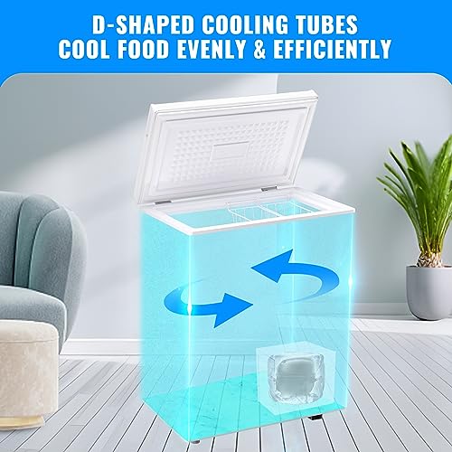 DEMULLER Chest Freezer - Electronic Control -12℉ to 50℉- 2 Removable Baskets