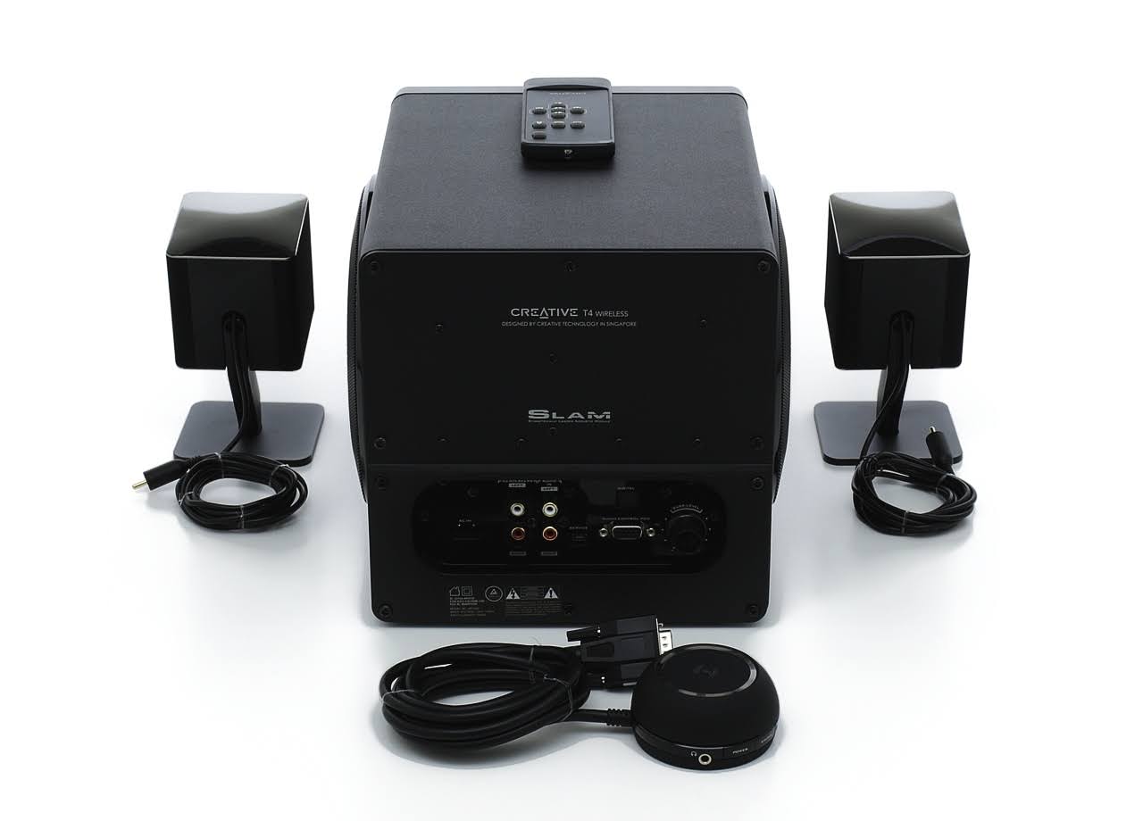 Creative T4 Wireless Speaker System - 2.1 Channel - Wireless