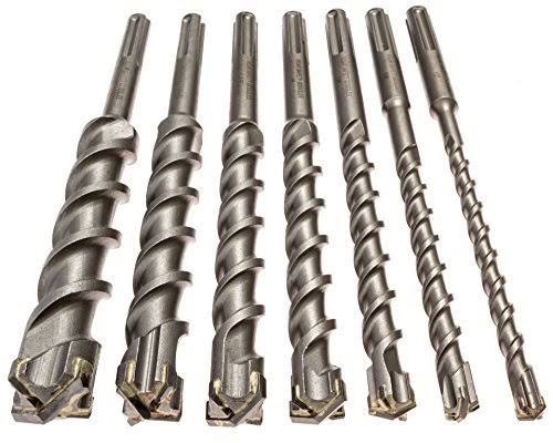 SDS Max 7-Piece Carbide Tipped Bit , Masonry Drill Bit Set