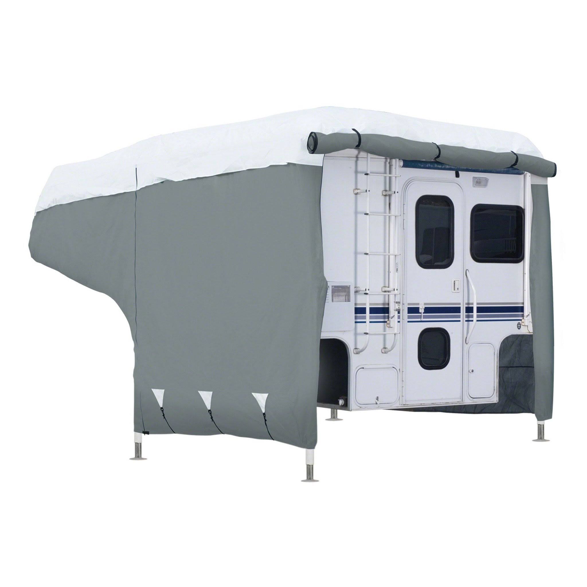 Classic Accessories OVERDRIVE Polypro 3 Deluxe Camper Cover, Fits 8' - 10'