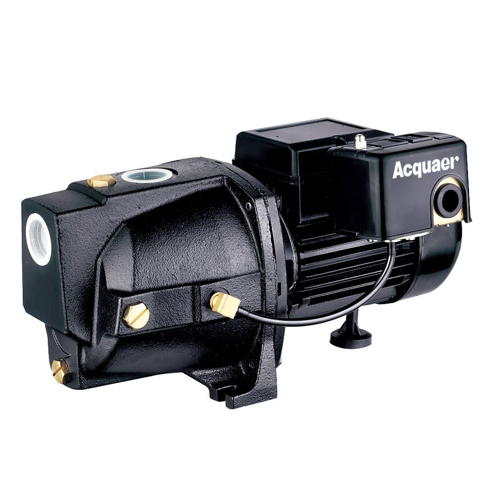 Acquaer 3/4 HP Dual Voltage Cast Iron Shallow Well Jet Pump SJC075