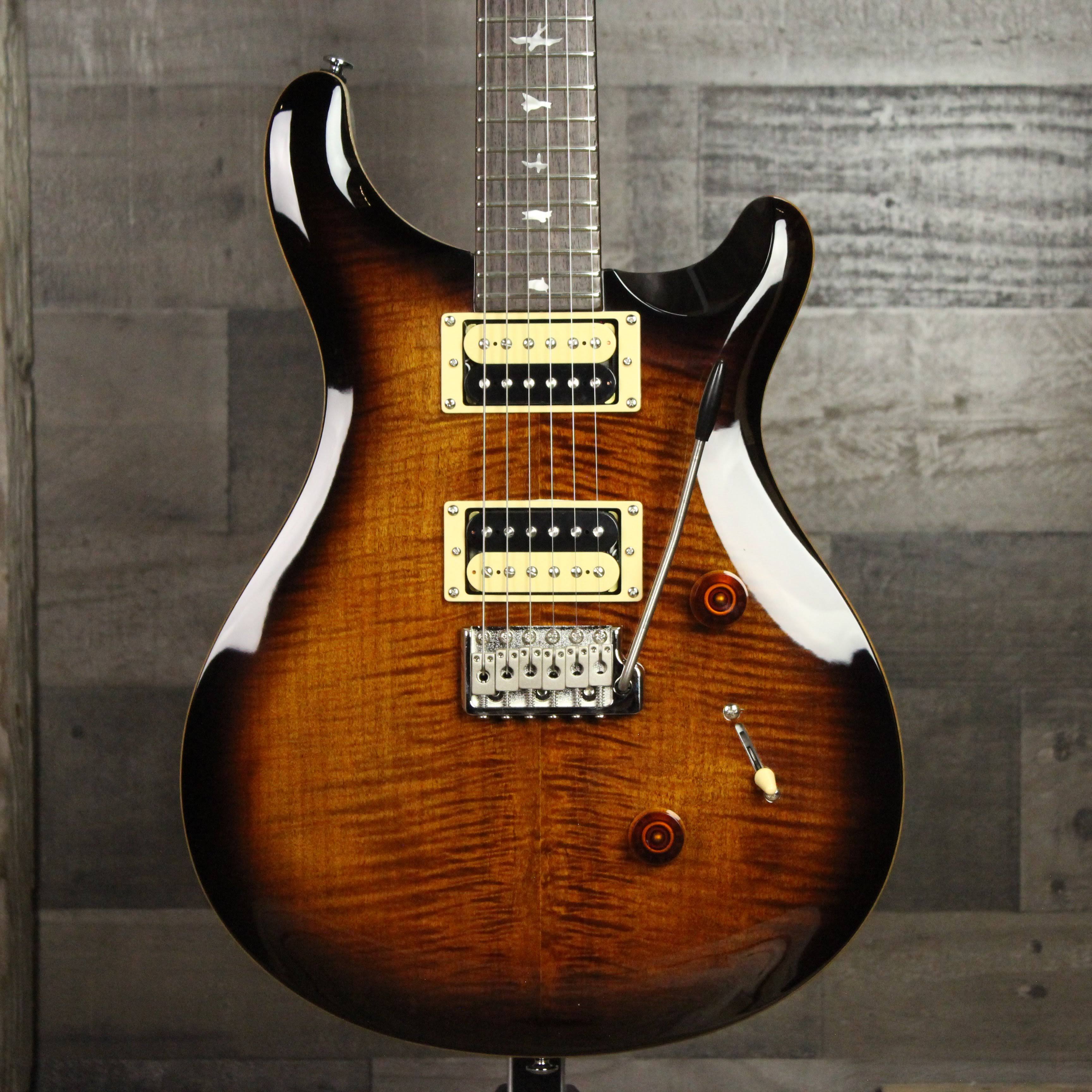 PRS SE Custom 24 - Black Gold Sunburst