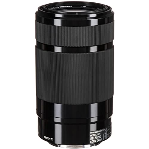 Sony ZV-E10 Mirrorless Interchangeable Lens Vlogging Camera with 16-50mm Lens, Black - Bundle with E 55-210mm f/4.5-6.3 OSS High Definition Telephoto Lens
