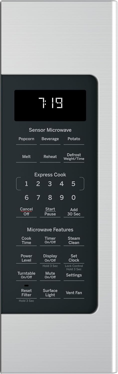 GE JVM7195SKSS Microwave, 30 inches, Stainless Steel