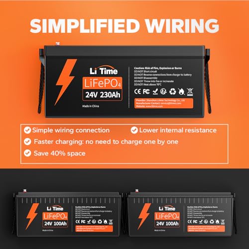 LiTime 12V 100Ah LiFePO4 Battery BCI Group 31 Lithium Battery Built-in 100A BMS, Up to 15000 Deep Cycles, Perfect for RV, Marine, Home Energy Storage