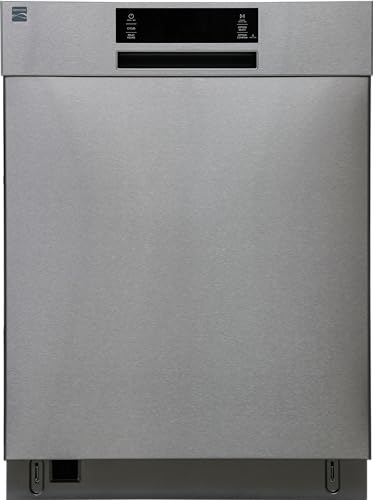 Kenmore 24" Built-In Stainless Steel Tub Dishwasher with SmartWash, UltraWash, SmartDry Plus, MoreSpace Adjustable Rack and Leak Detect, Energy Star Certified