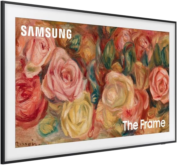 Samsung QN43LS03DA 43 inch The Frame QLED 4K Smart TV (2024 Model) Bundle with HW-LS60D Photo Music Frame Smart Speaker Dolby ATMOS w/Q-Symphony