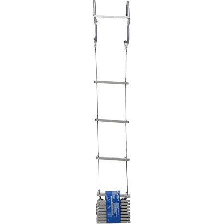 First Alert Two-Story Fire Escape Ladder, Steel, Anti-Slip, El52-2, Black