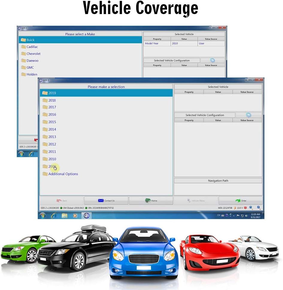 VXDIAG VCX Nano Multiple GDS2 and TIS2WEB Diagnostic/Programming System for GM/Opel
