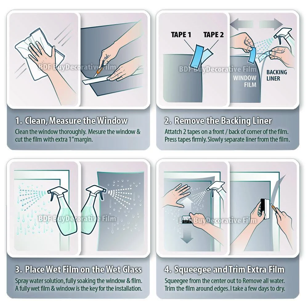 Bdf NC35 Window Film Premium High Performance Heat Control Nichrome 35, Medium (36in x 24ft)