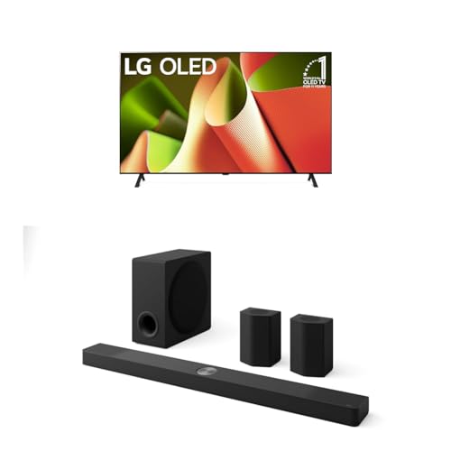 LG 55-Inch Class OLED B4 Series Smart TV 4K Processor Flat Screen with Magic Remote AI-Powered with Alexa Built-in (OLED55B4PUA, 2024)
