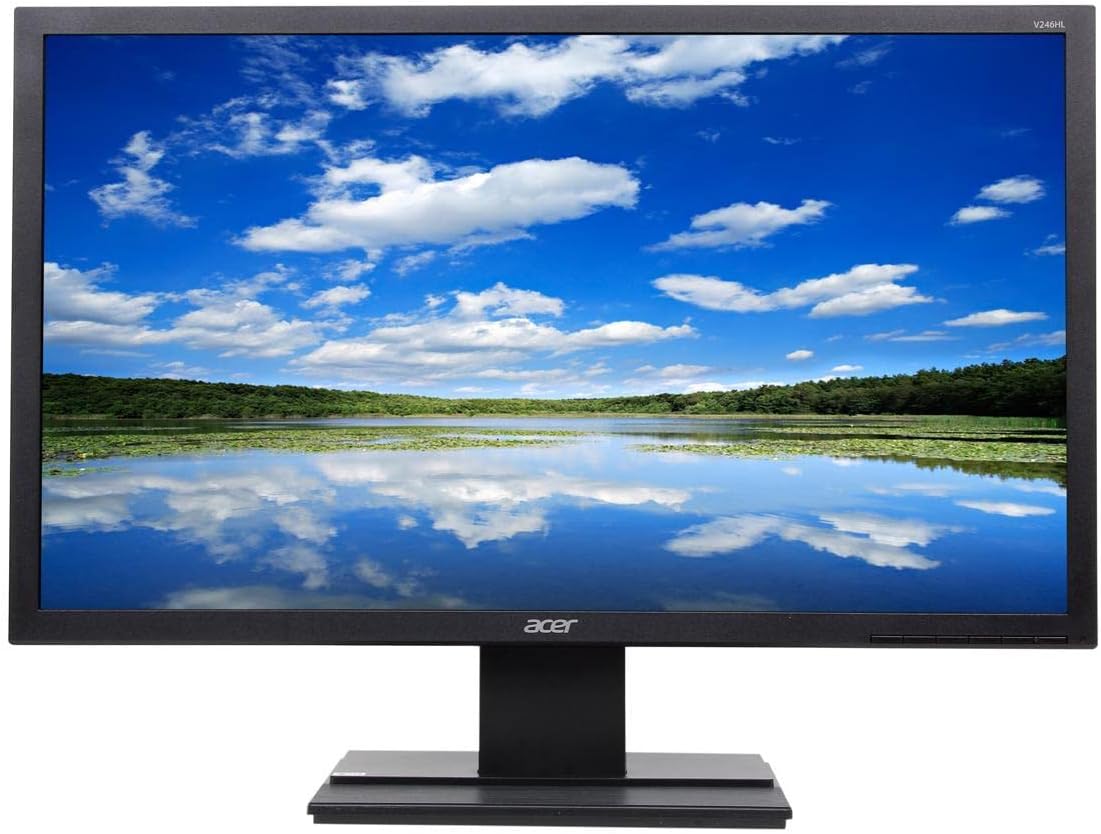 Acer V6 Series V246HL bd 24-Inch (Full HD) 1920x1080 Widescreen LED LCD Monitor (DVI,VGA)