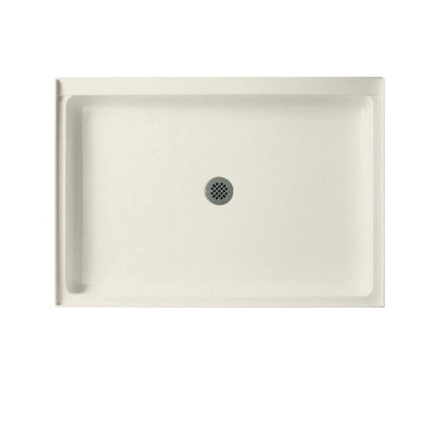 Swan Ss-3442-010 Solid Surface 42-in x 34-in Shower Base, Glacier