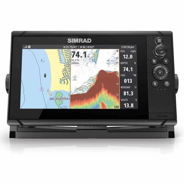 Simrad Cruise 7 US Coastal with 83/200 Transom Mount Transducer