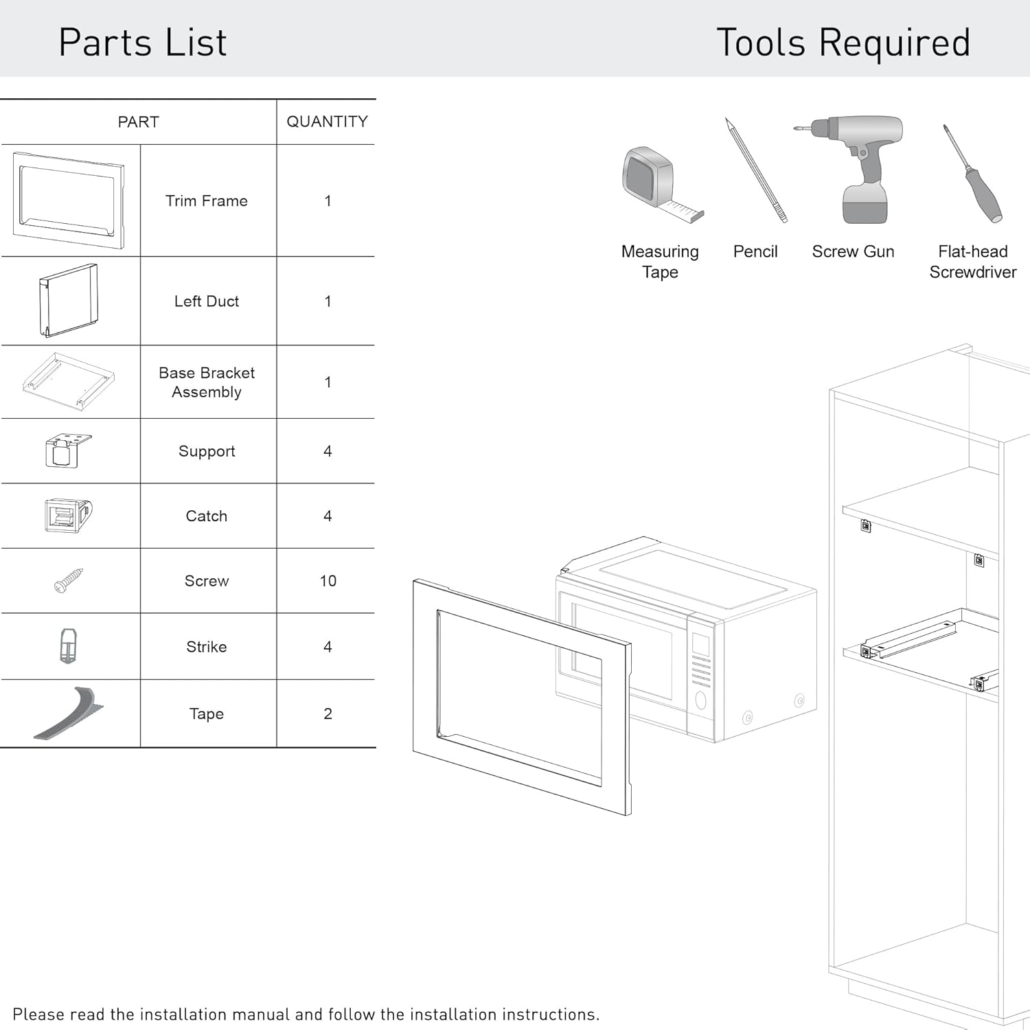 Panasonic NN-TK72LSS 27-inch Trim Kit for 1.6 cu ft Microwave Ovens, Stainless Steel